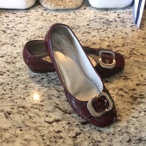 Kelly & Katie Ruby Red Patent Leather Flats